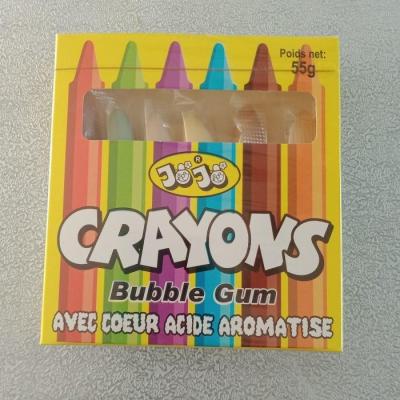 Crayon gum